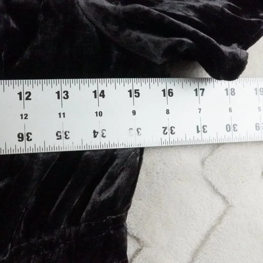 By Anthropologie The Somerset Maxi Dress Velvet Edition Womens Medium - Picture 7 of 12